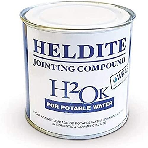 Heldite HDH2OK250 H2OK Water Pipe Jointing Compound 250ml, Clear